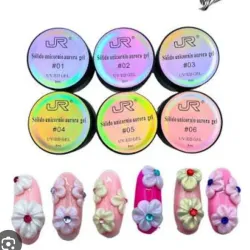 Gel unicornio aurora sólido JR