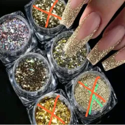 Glitter tonos dorados