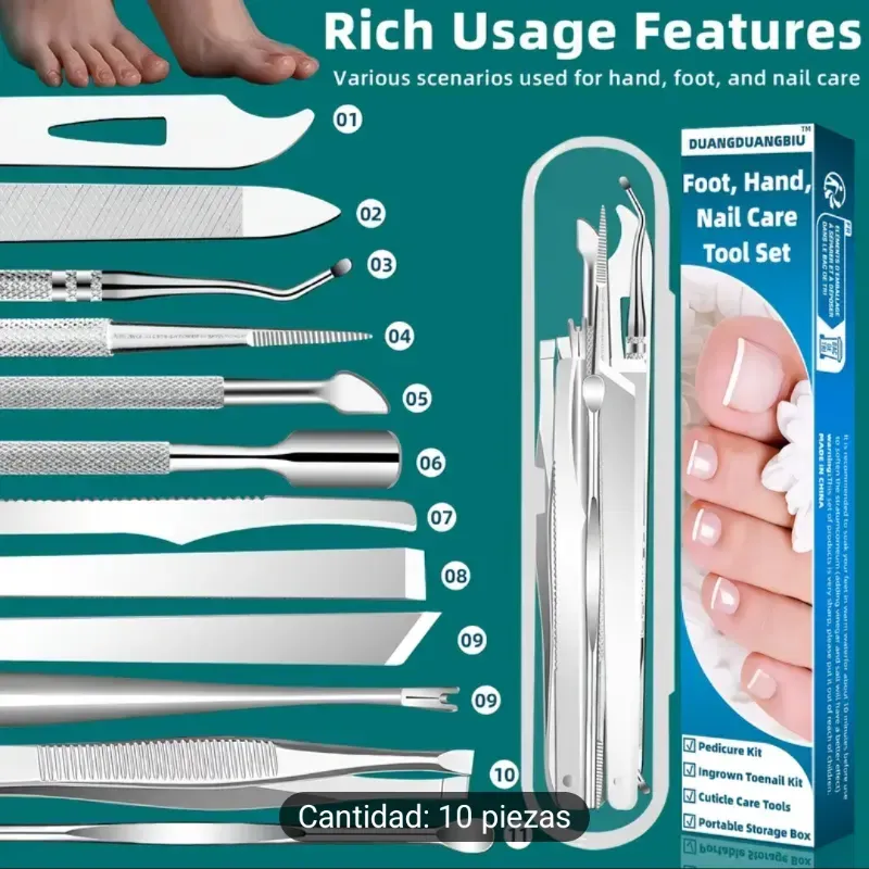 Kit para pedicura profesional 