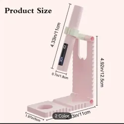 Lámpara recargable con soporte para precurado y soft gel