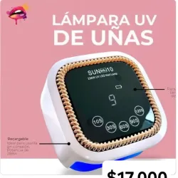 Lámpara recargable NUEVA, CON DEFECTO