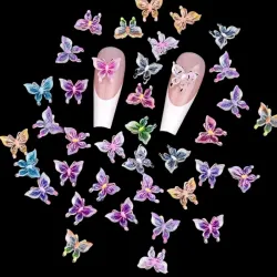 Mariposas plásticas por parejas