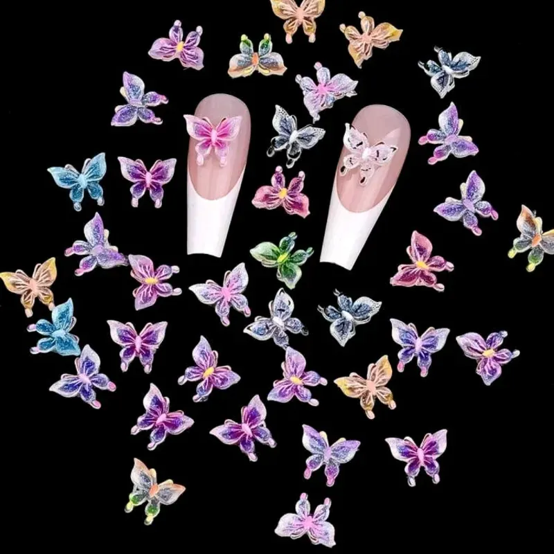 Mariposas plásticas por parejas
