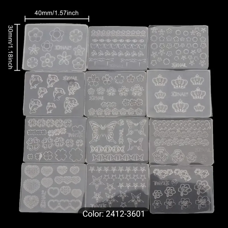 Moldes de cilicona para diseños