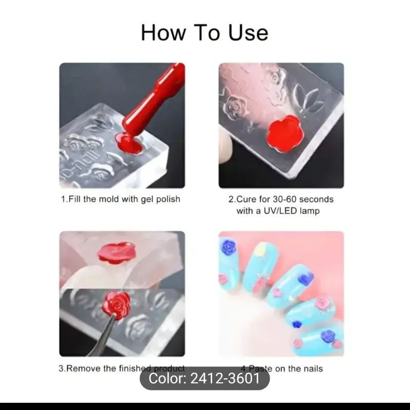 Moldes de cilicona para diseños