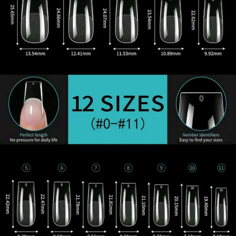 Paquete de 120 tips soft gel