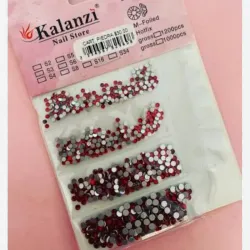 Paquetes de piedras rojas