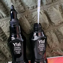 Pegamento de piedras con brocha y gotero