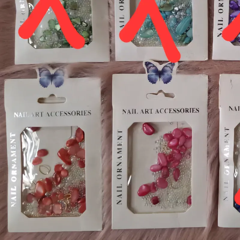 Piedras nácar con perlas