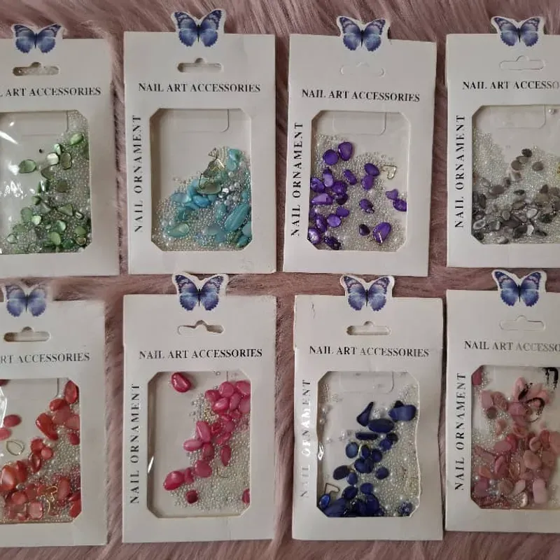 Piedras nácar con perlas