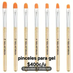Pinceles para gel