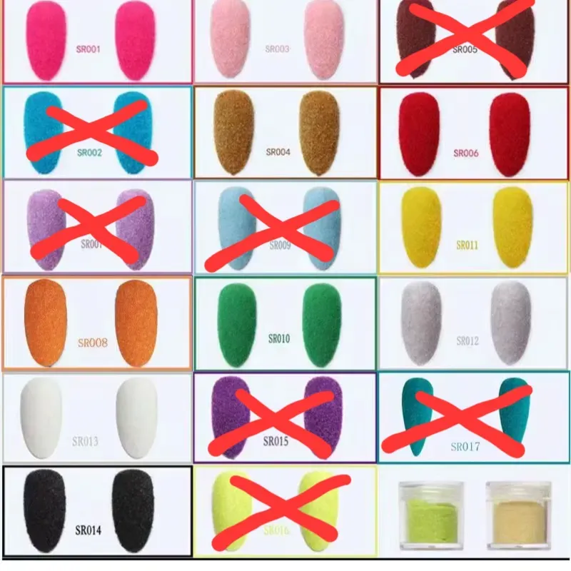 Potes de Efecto terciopelo o peluche