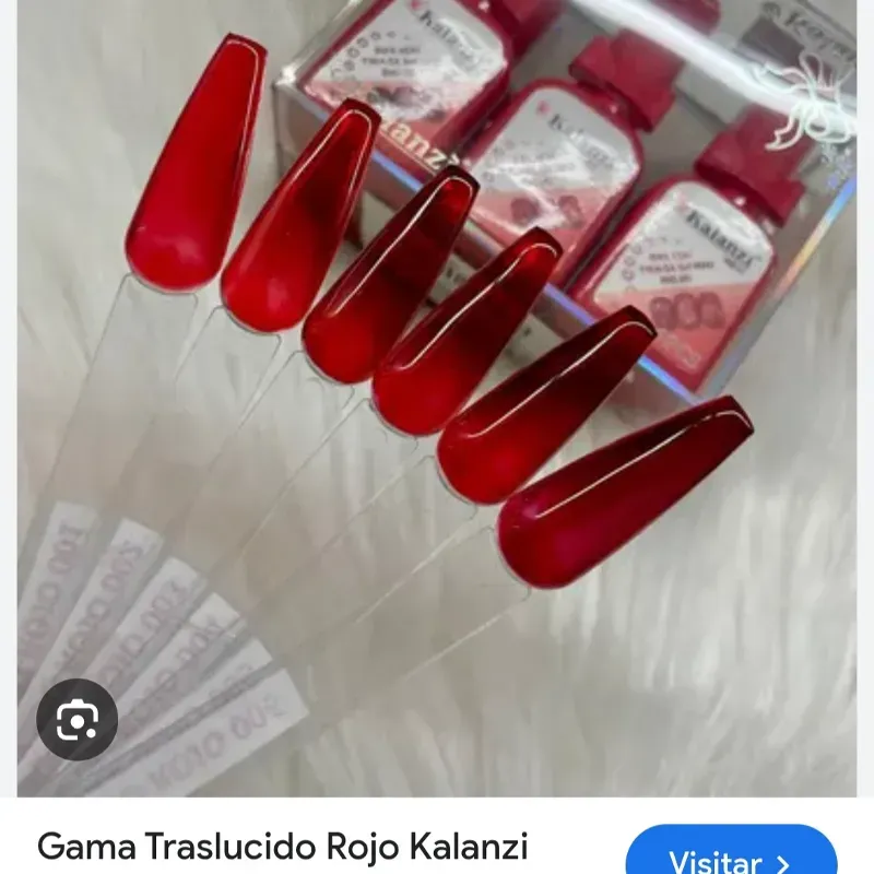 Rojos traslúcidos o vitrales