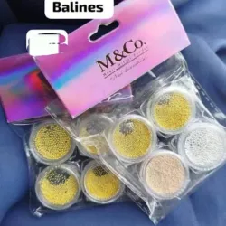 Set de 4 potecitos de balines