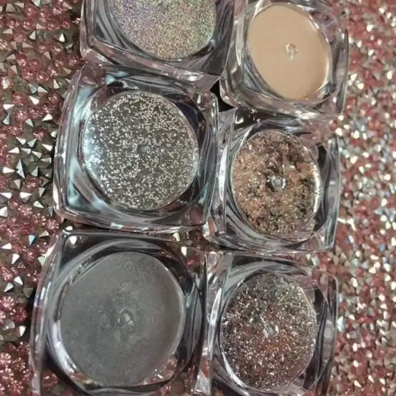 Set de 6 efectos plateados