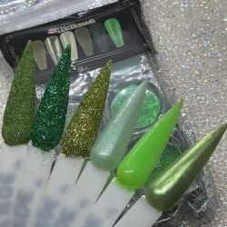 Set de 6 efectos verdes