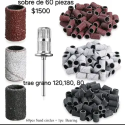 Set de 60 rodillos con su fresa mandril
