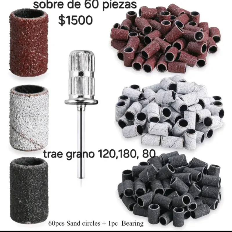 Set de 60 rodillos con su fresa mandril