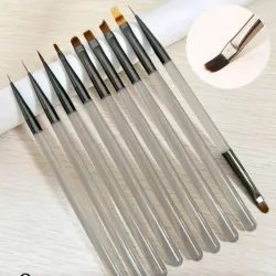 Set de 9 pinceles de diseño