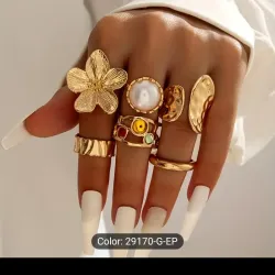 Set de anillos grandes