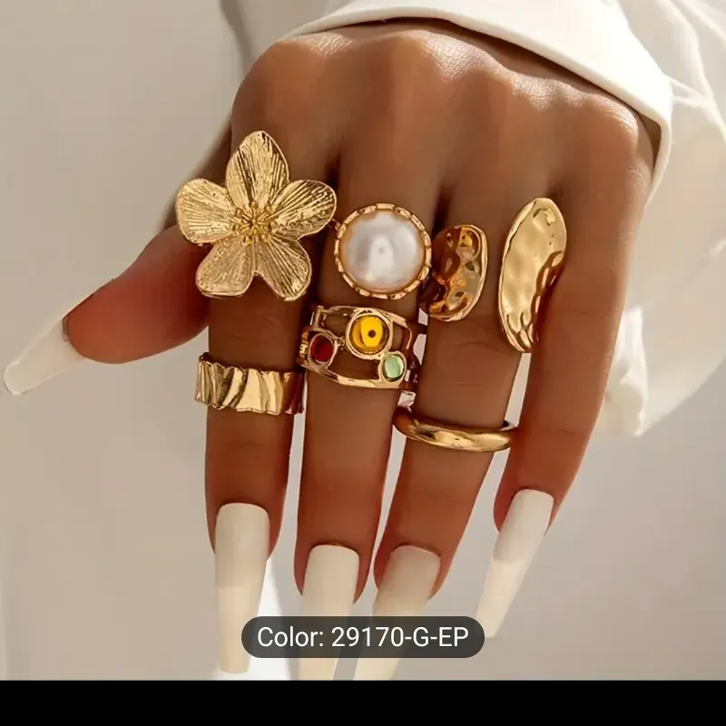 Set de anillos grandes