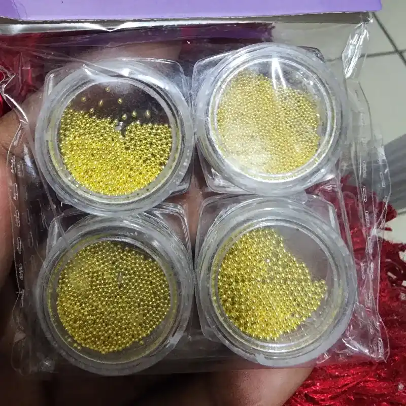 Set de balines dorados