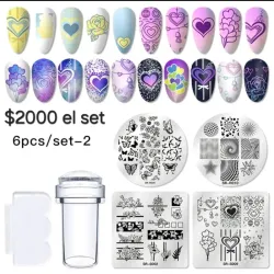 Set de cuños con sus placas