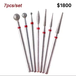 Set de fresas para manicura rusa 