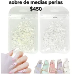 Sobre de medias perlas 