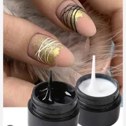 Spider gel balnco y negro kalanzy