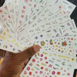 Stiker de flores