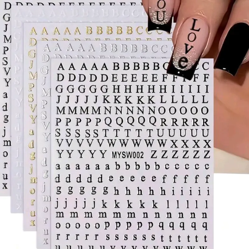 Stiker de letras