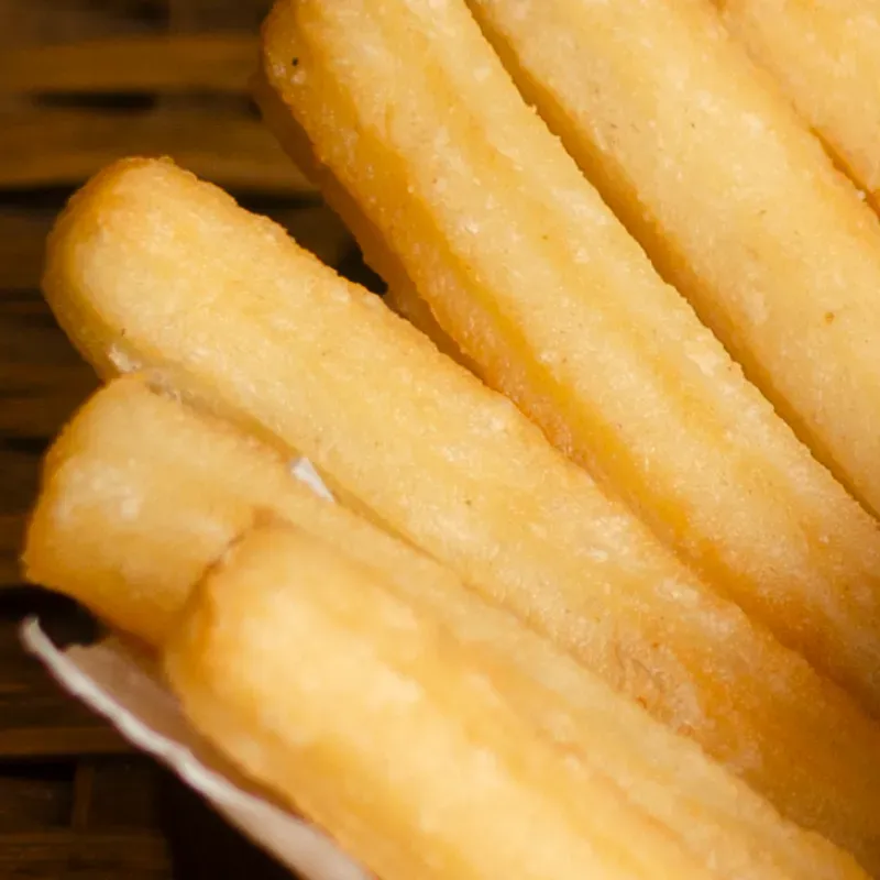 Churros con dulce de leche