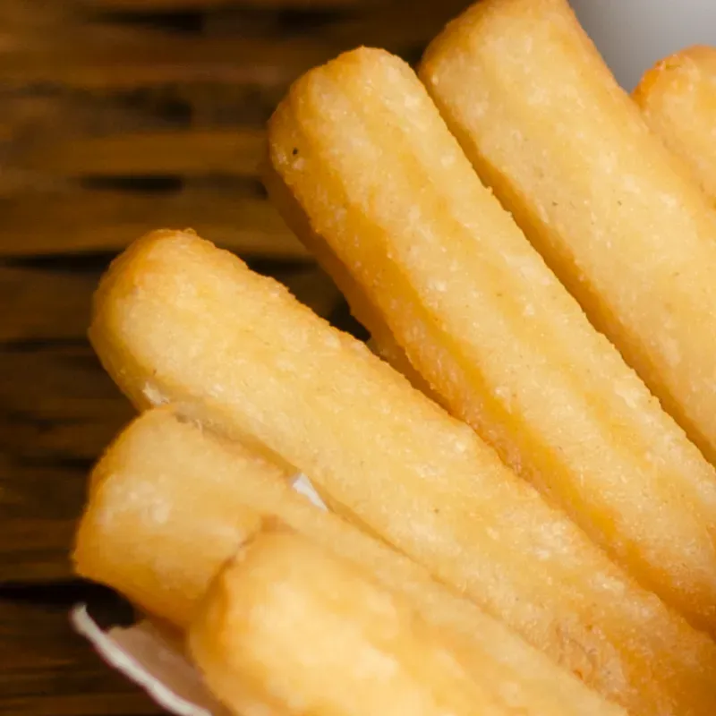 Churros con leche condensada 