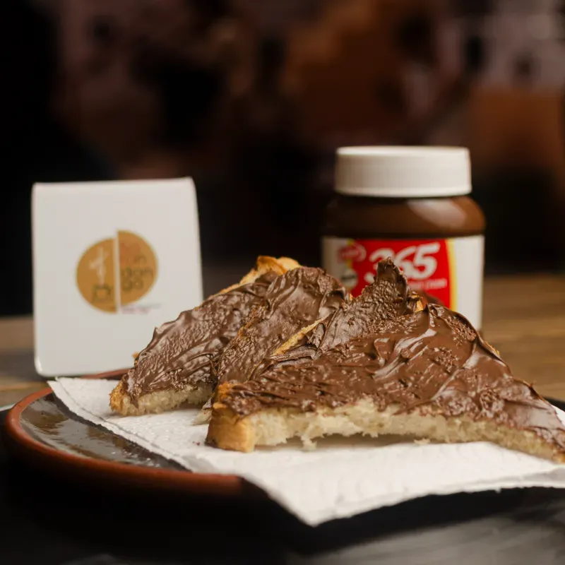 Tostadas con Nutella 