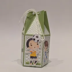 Caja con Cinta 3d. Temática: Futbol 1