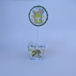 Caja POPCORN 3d. Temática: Dino 