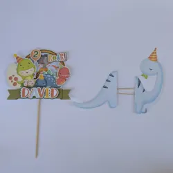 Cake Topper. Temática: Dino												
