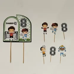 Cake Topper 3d. Temática: Futbol 1