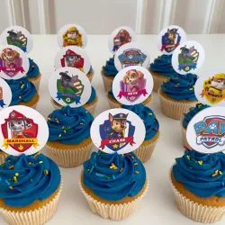 12 TOPPERS DE CUPCAKES 