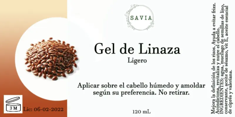 Gel de Linaza (125 mL)