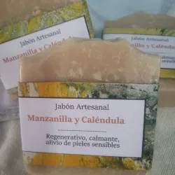 JABÓN DE MANZANILLA Y CALÉNDULA 140 gr