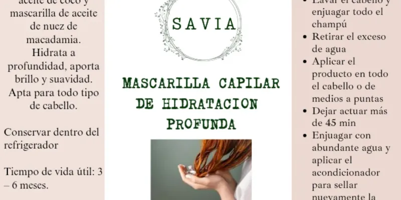 MASCARILLA CAPILAR DE HIDRATACIÓN PROFUNDA