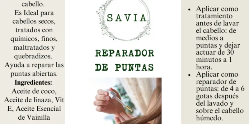 REPARADOR DE PUNTAS SAVIA 30 ml