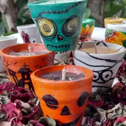 VELAS CON TEMÁTICA DE HALLOWEEN 🎃👻