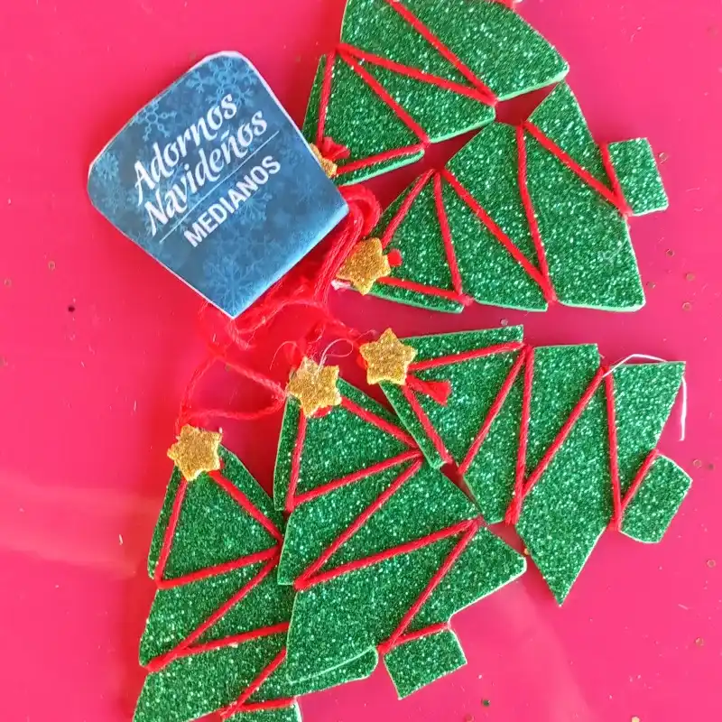 Adornos navideños medianos