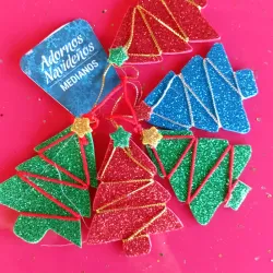Adornos navideños medianos