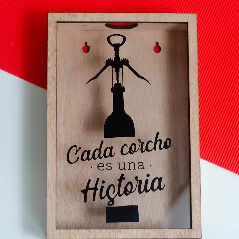 Caja para corchos 