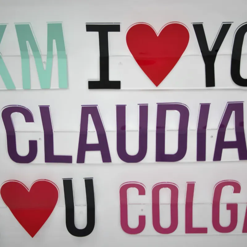 Colgador I love U