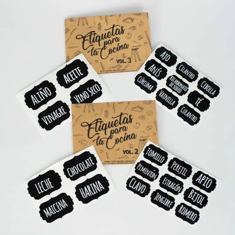 Etiquetas de cocina